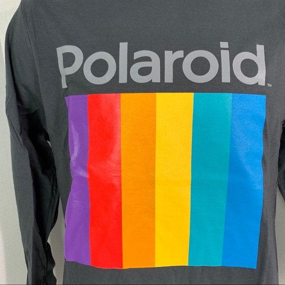 Polaroid Long Sleeve Color logo T-Shirt Altru - Picture 2 of 5